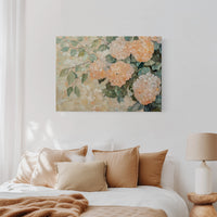 Peach Hydrangeas Paint Summer's Memory