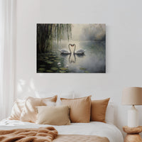 Swans Dance Among Lotus Dreams