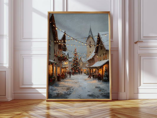 Twinkling Lights and Frosted Streets