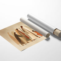 Figures Gather In Muted Tones