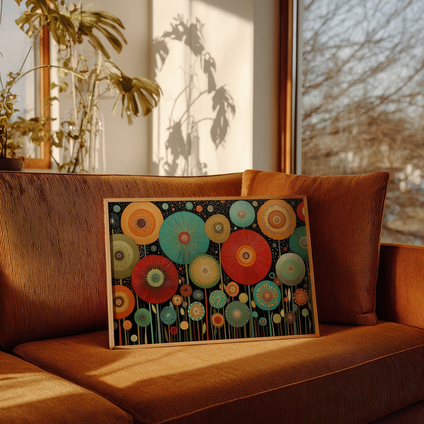 Midnight Garden Blooms In Color