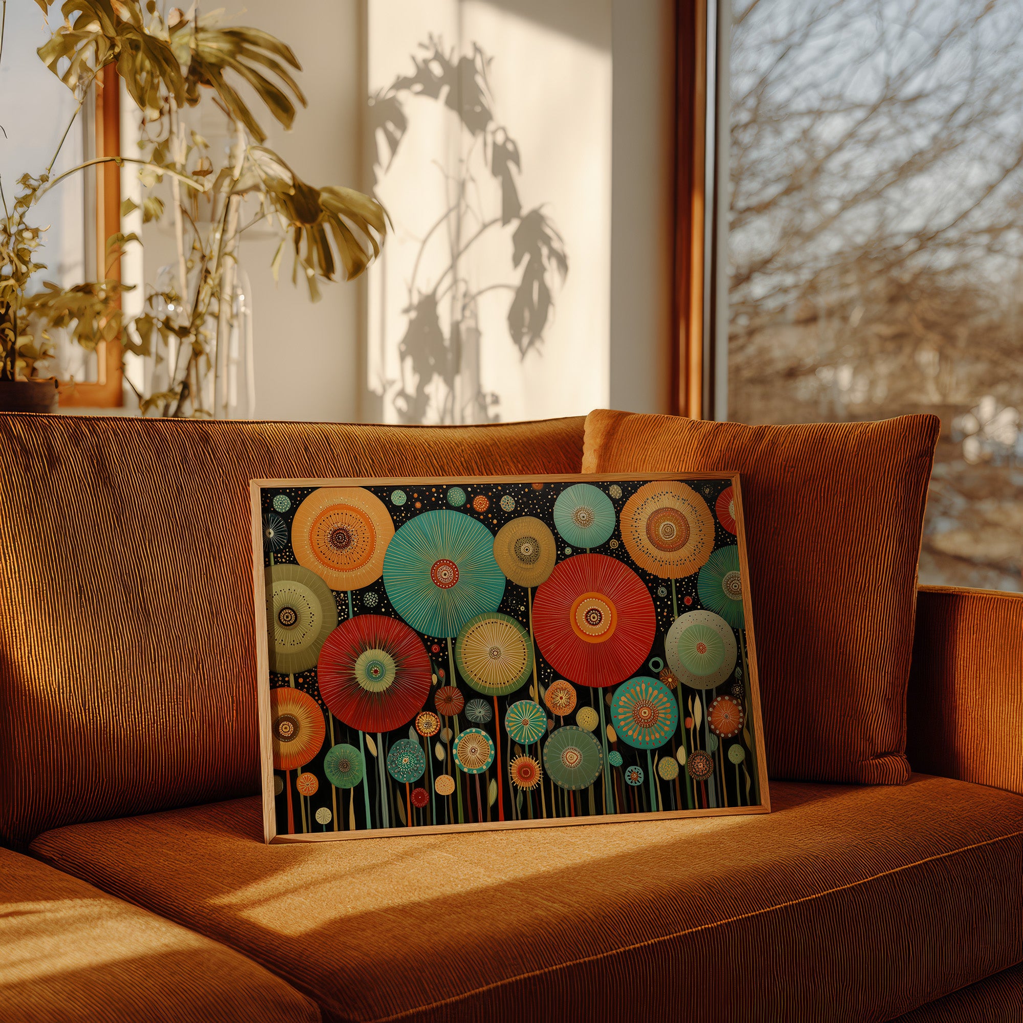 Midnight Garden Blooms In Color