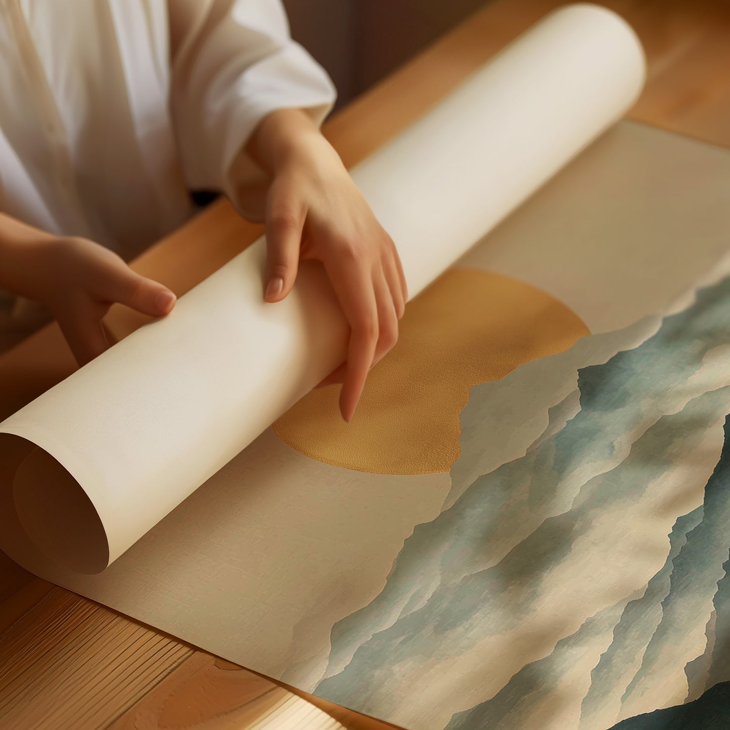 Misty Peaks Chase Golden Dawn