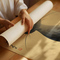 Midnight Cat Grins At Dawn