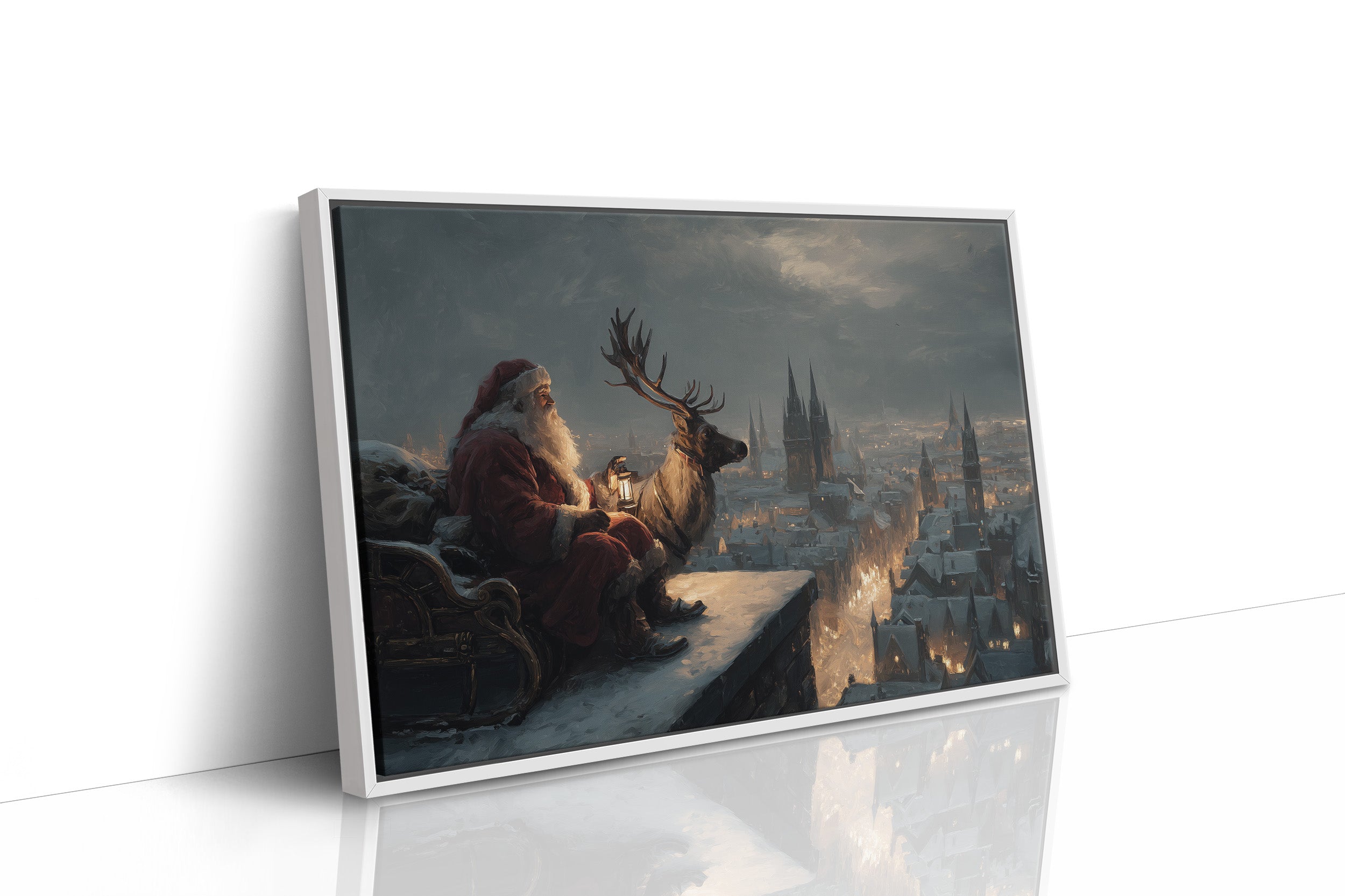 Winter Tales Above Medieval Towers