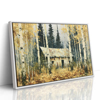 Cabin Lost in the Birches