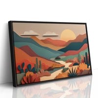 The Desert Folds at Dusk