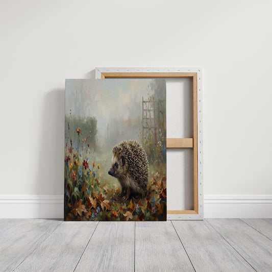 Hedgehog in the Cottage Garden