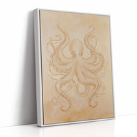 Tentacles Embrace Sepia Dreams