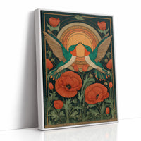 Twin Wings In Golden Bloom