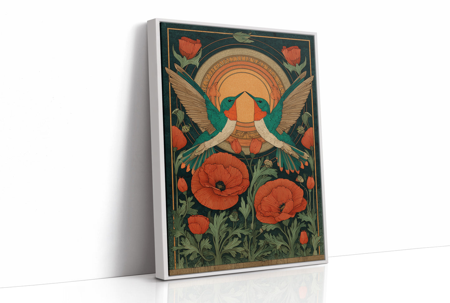 Twin Wings In Golden Bloom