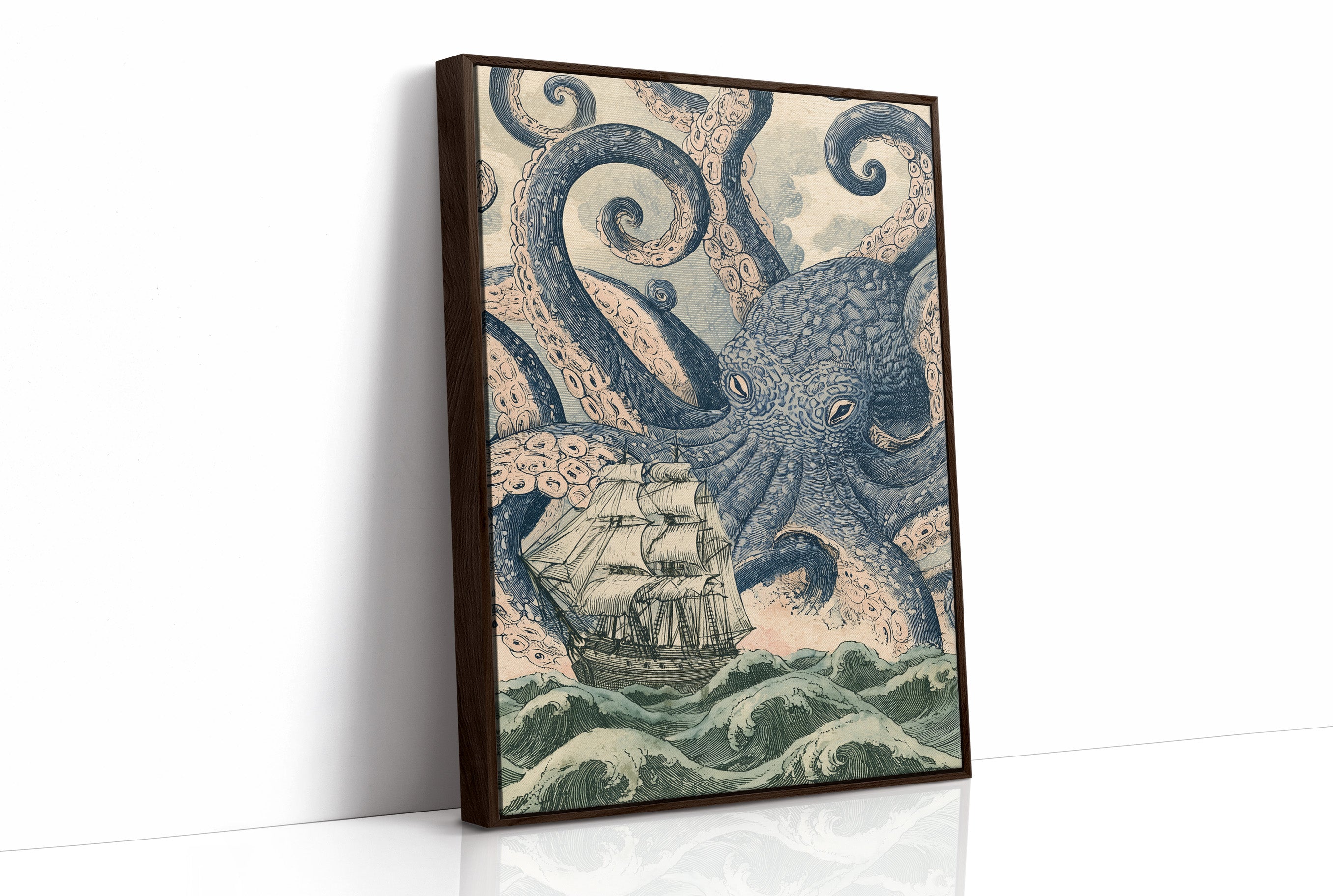 Kraken Versus Tall Ship