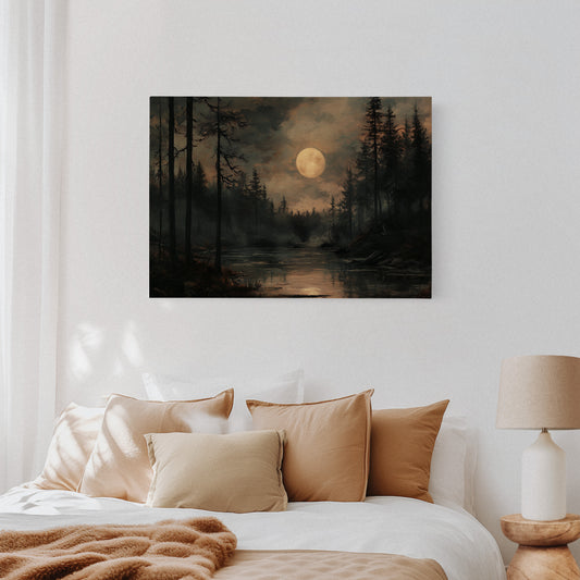 Moonlit River Carries Ancient Songs