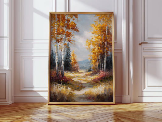 Path Through Golden Leaves