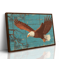 Wings Over Weathered Wood