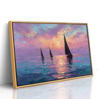 Three Sails Into the Gloaming