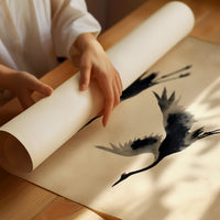 Cranes Paint Their Morning Dance