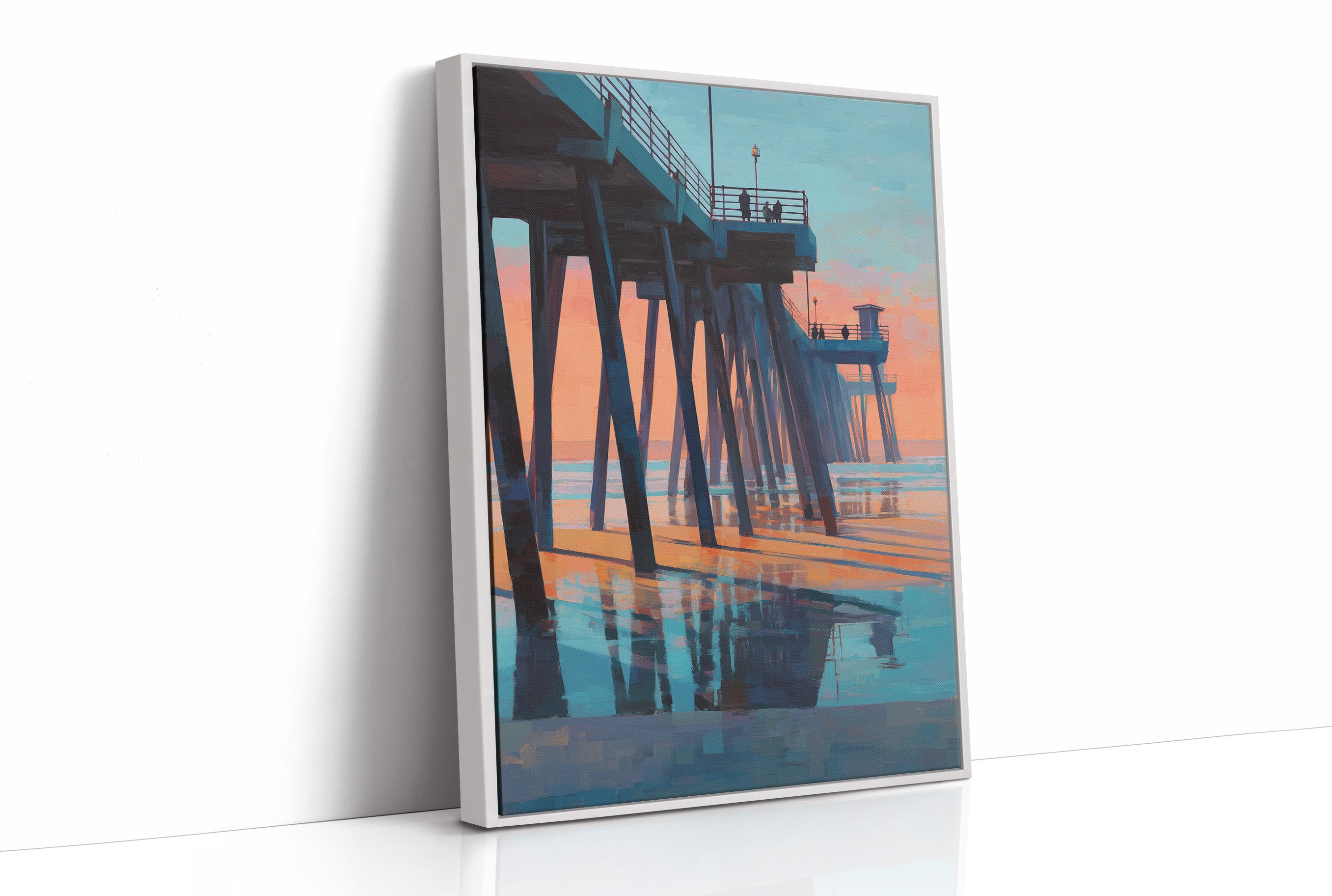 Twilight Whispers Beneath The Pier