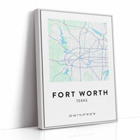 Fort Worth, Mapped in Sky