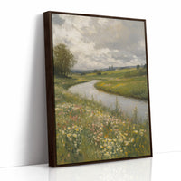 Wildflowers Along the Winding River