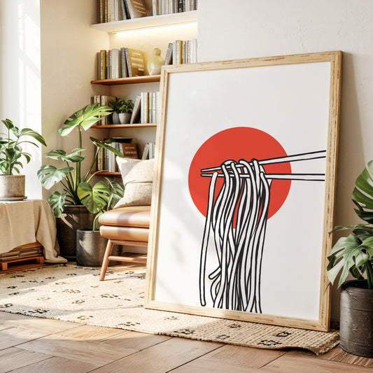 Noodles Dance Against Rising Sun