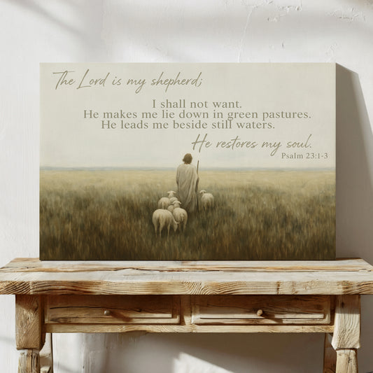 He Restores My Soul Psalm 23