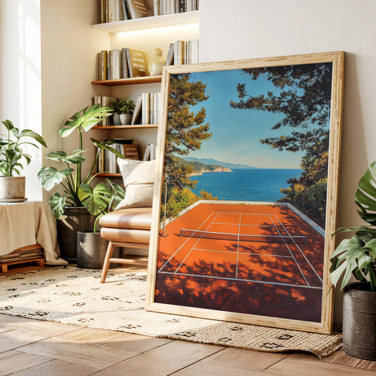Mediterranean Match Point At Sunset