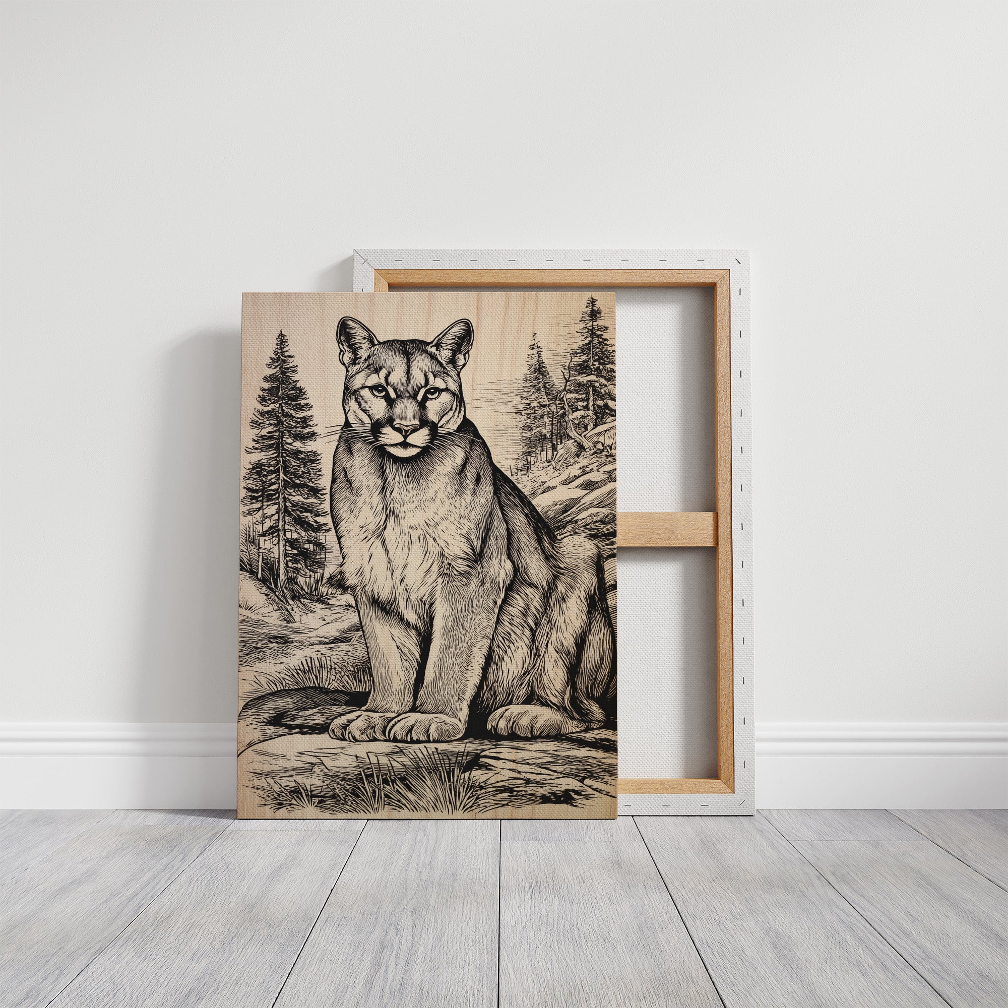 A Mountain Lion's Quiet Vigil