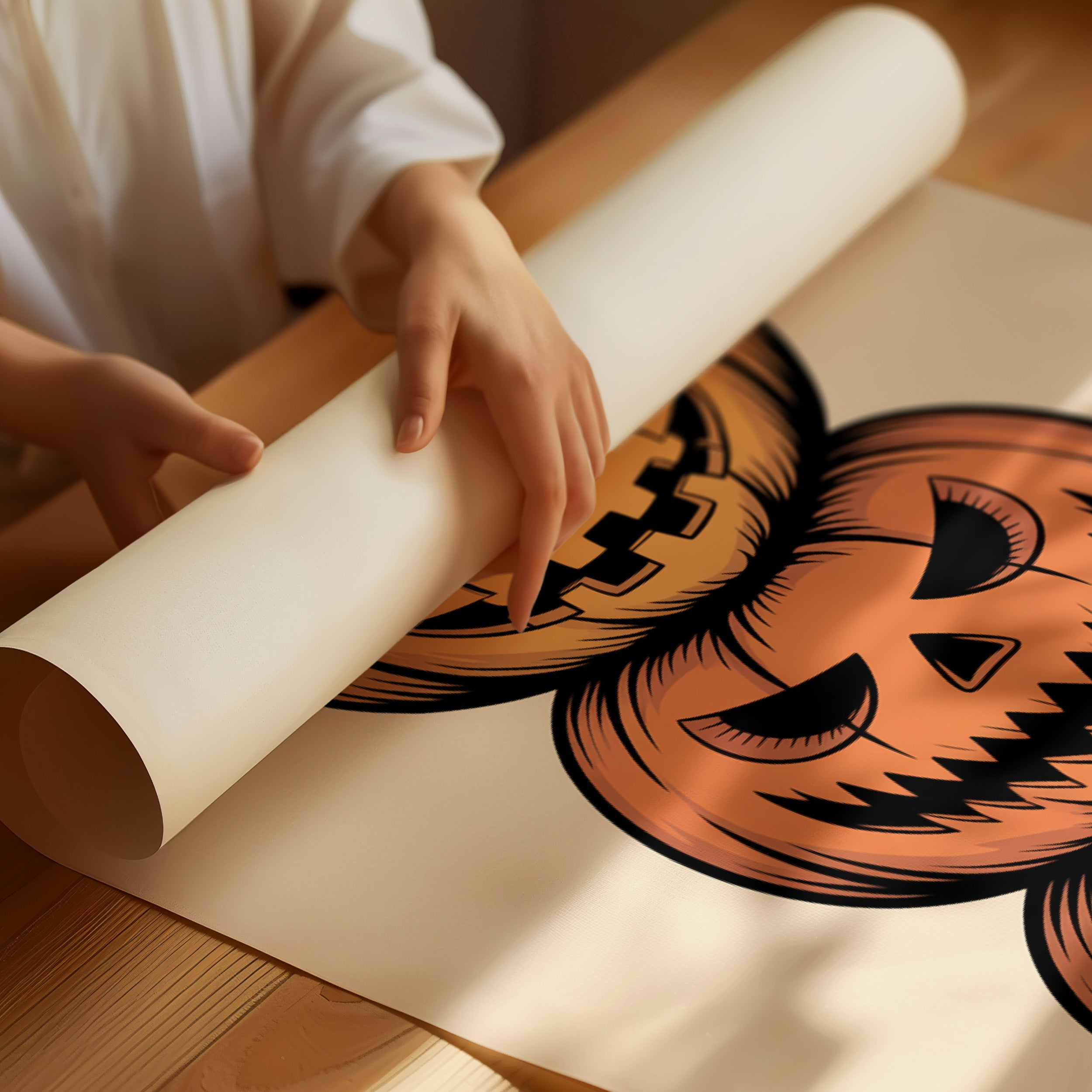 Stacked Gourds Tell October Tales