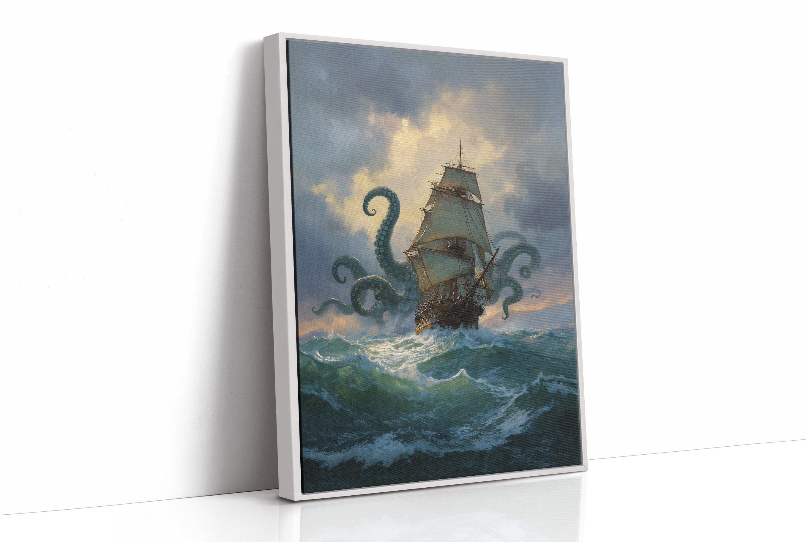 Tentacles Embrace Seafarer's Journey