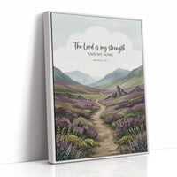 The Lord Is My Strength: Highland Heather Path