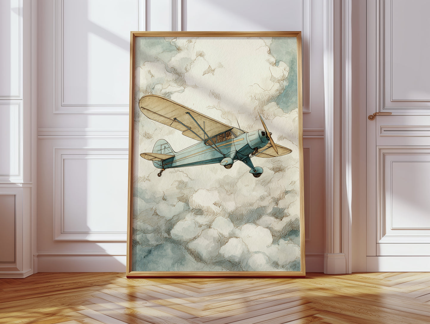 Chasing Horizons in Vintage Blue