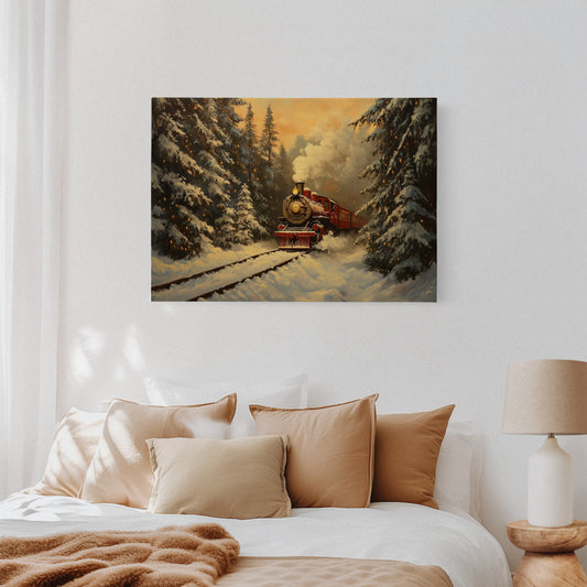 Winter Rails Carry Christmas Dreams Home
