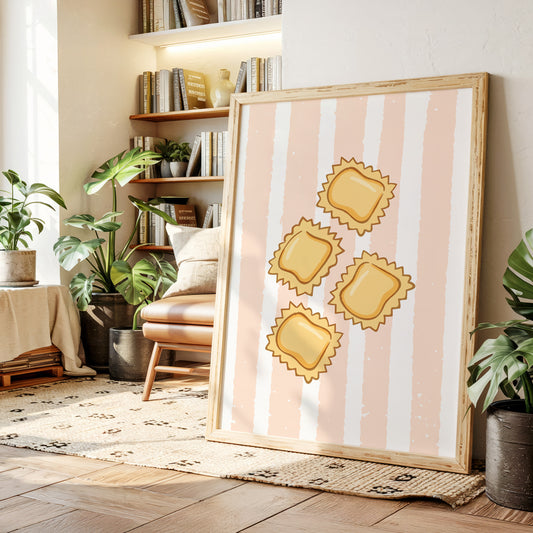 Ravioli Dances Through Blush Afternoon