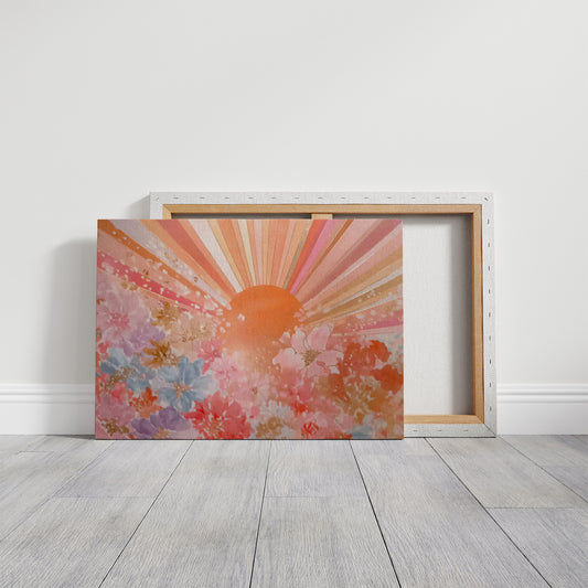 Morning Glory Blossoms Chase Sunbeams