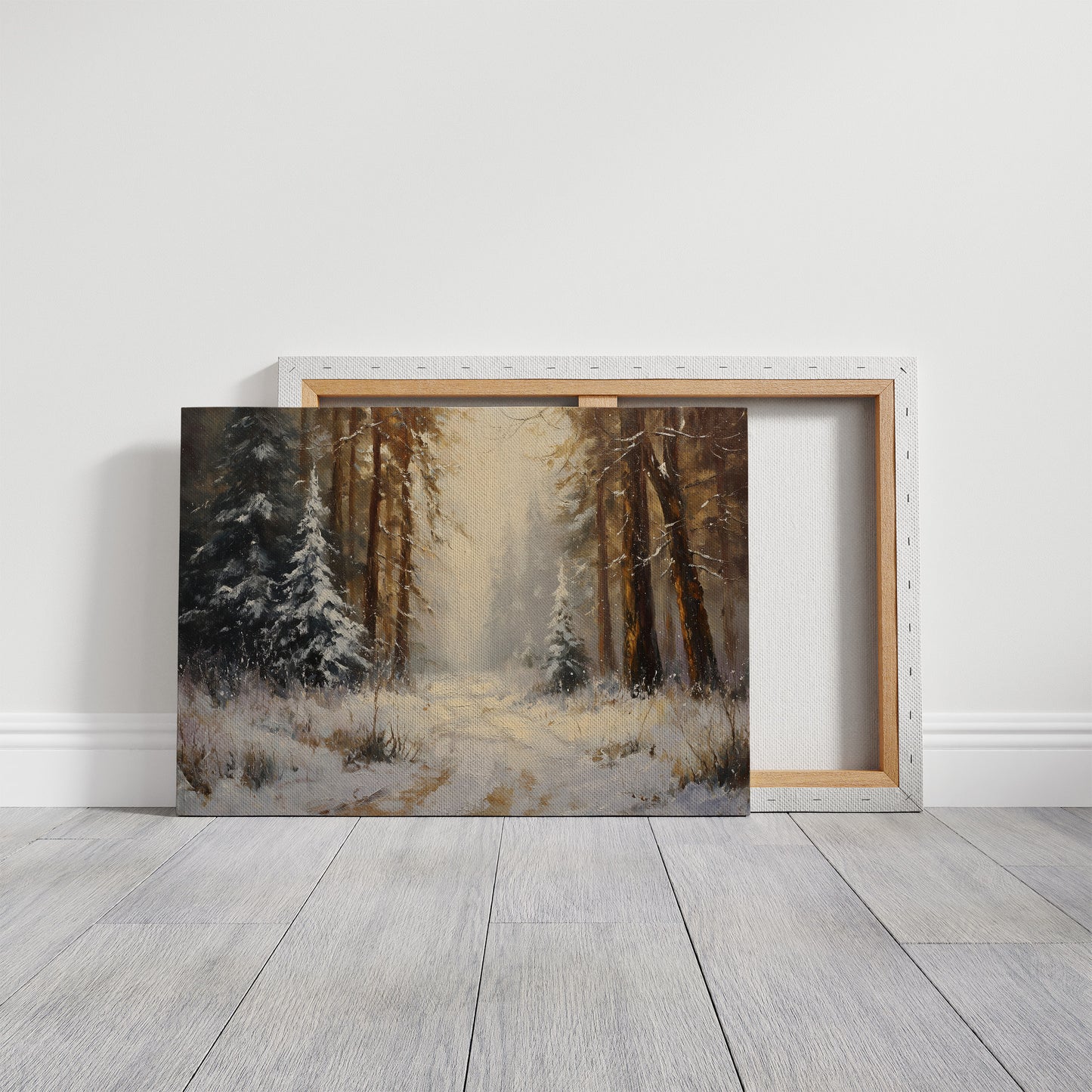 Winter Pines Hold Golden Memories