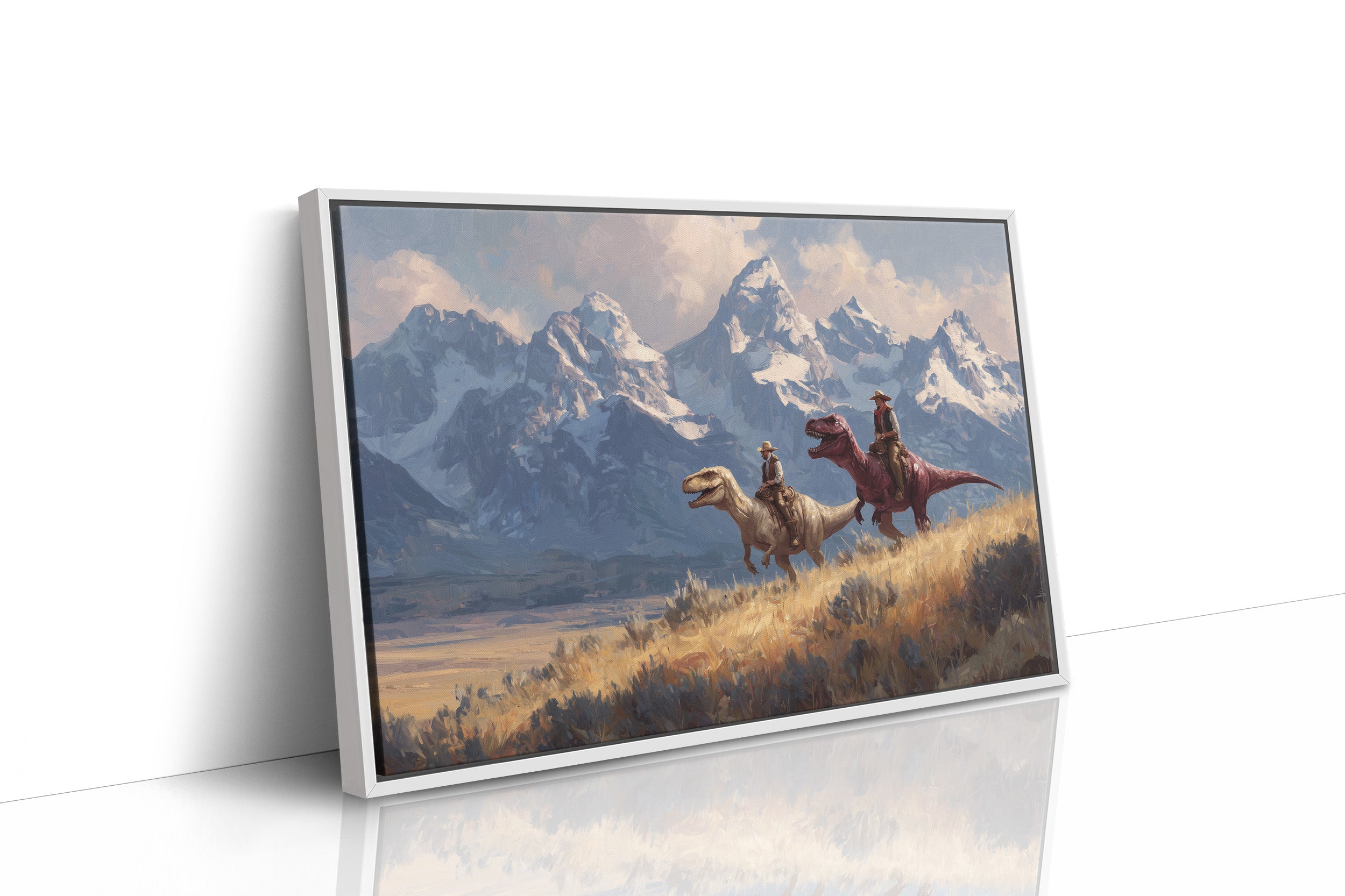 Riders Beneath Frozen Giants