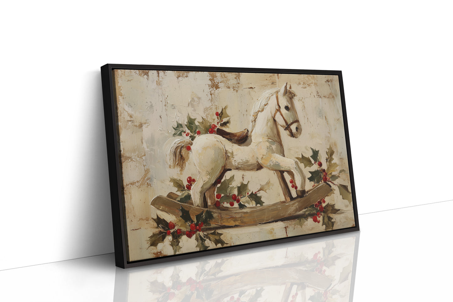 Rocking Horse in Winter Stillness