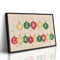 Ornaments Spell Holiday Cheer