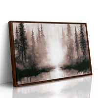 Sunburst Through the Pines