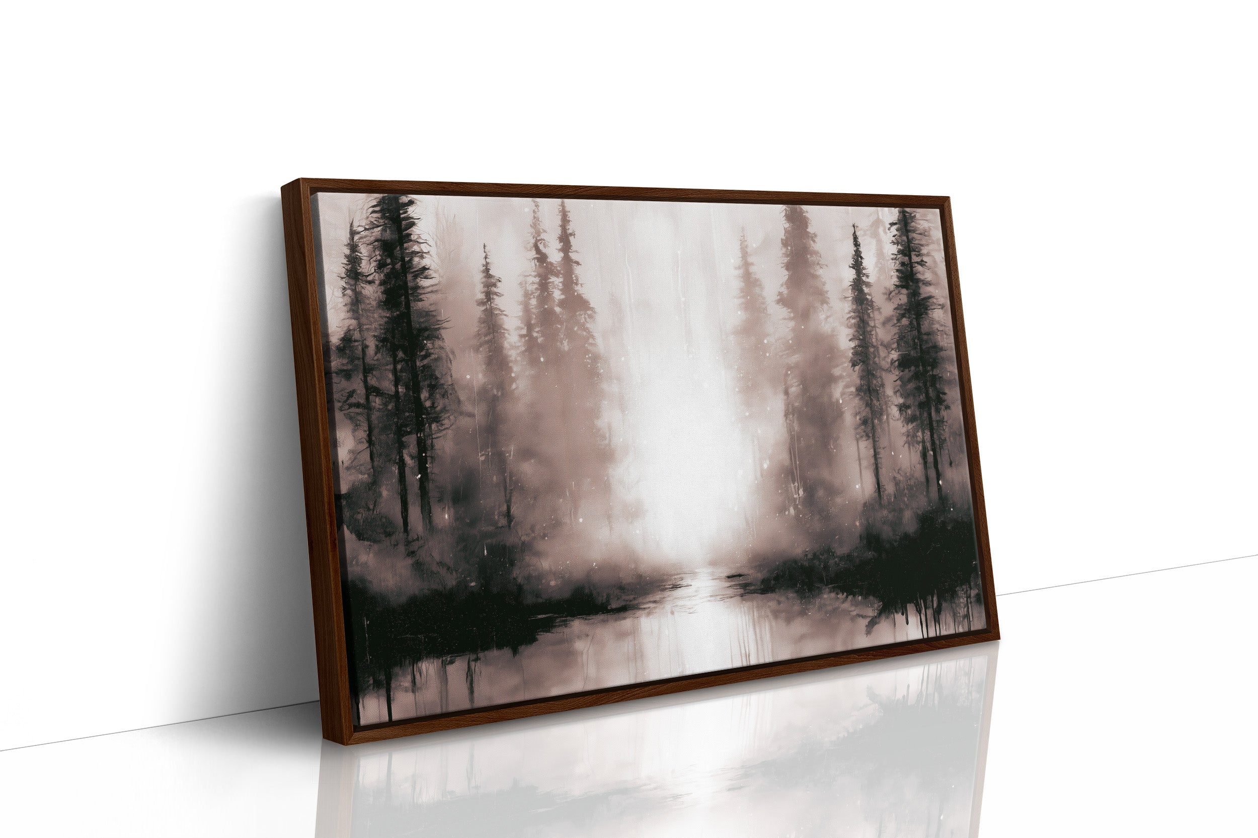 Sunburst Through the Pines