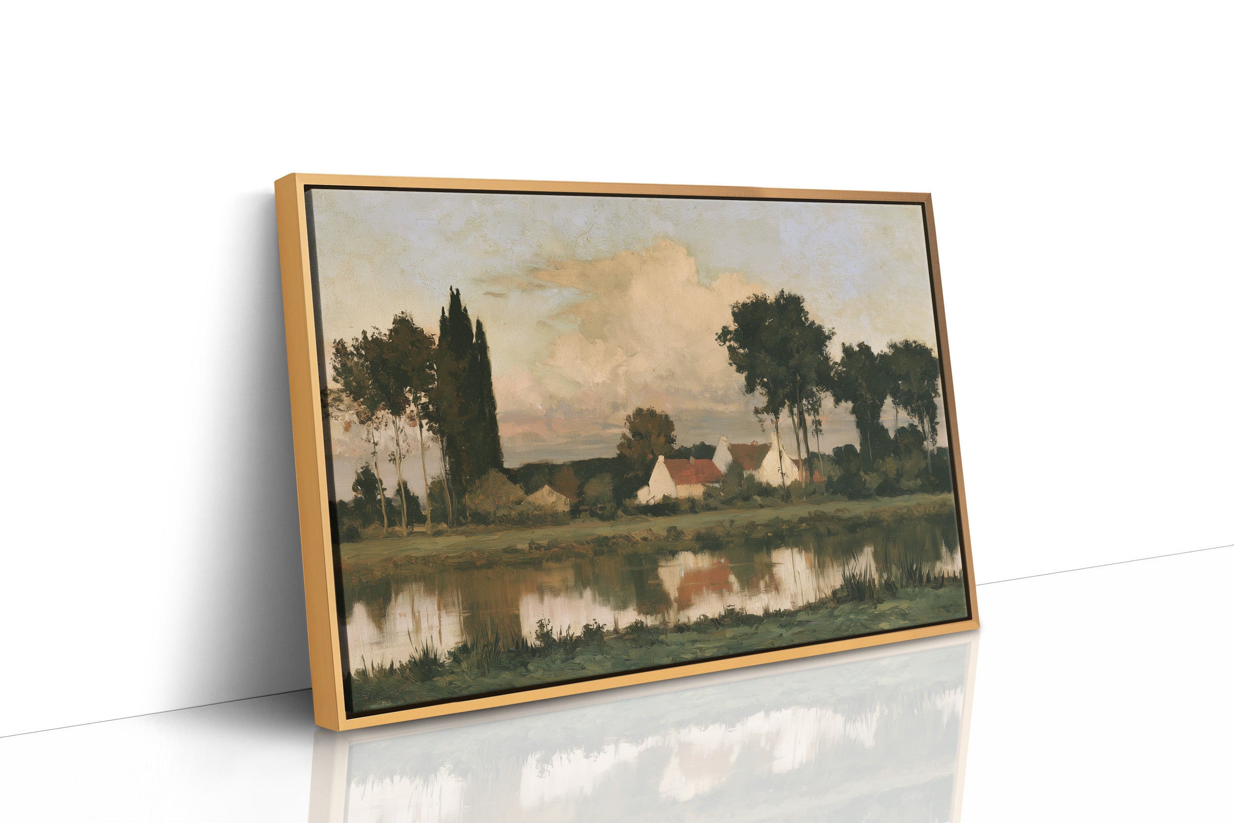 Village By Still Water