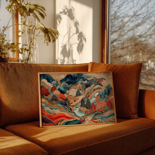 Mountain Rivers Paint Their Stories