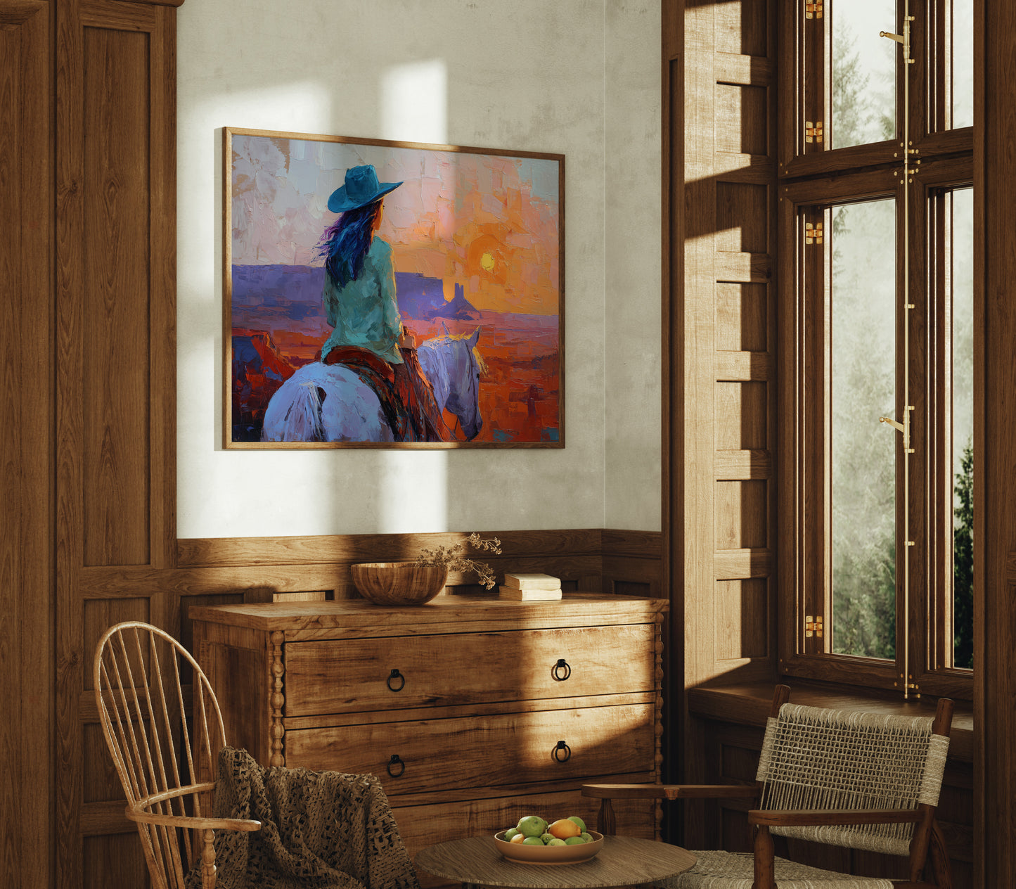 Wild Horses Chase Desert Sunsets