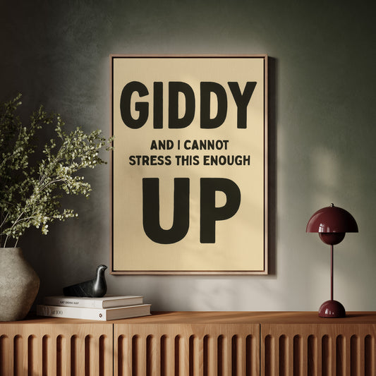 Giddy Up and I Cannot Stress This Enough Cream Edition