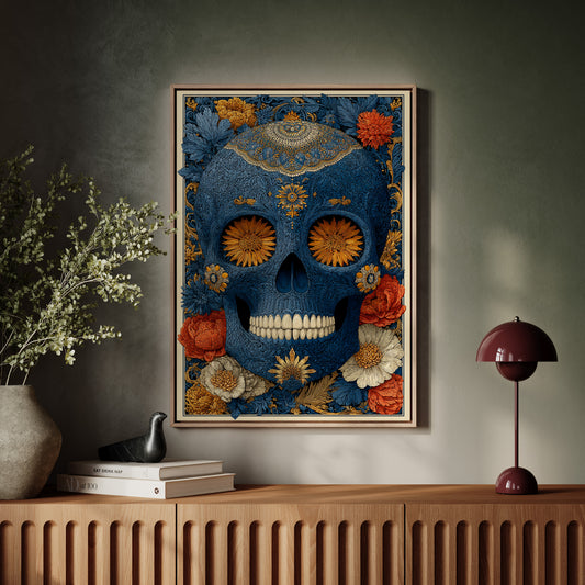 Floral Reverie Beneath Bone