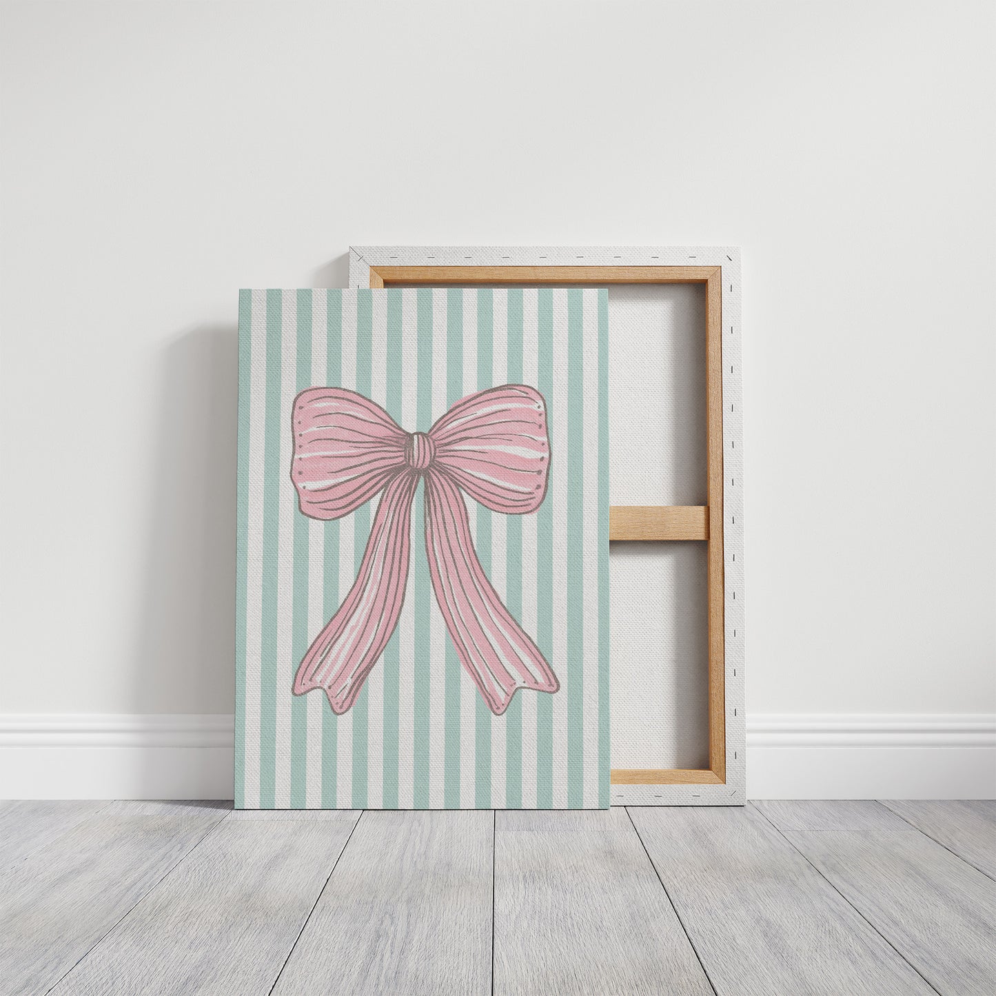 Sketched in Pink, Tied With Care
