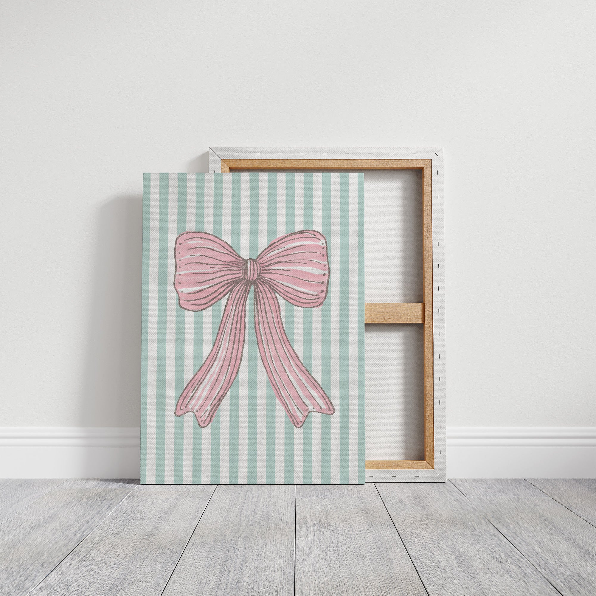 Sketched in Pink, Tied With Care
