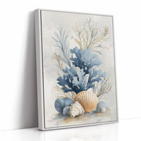 Coastal Memories In Muted Blue