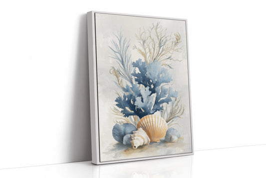 Coastal Memories In Muted Blue